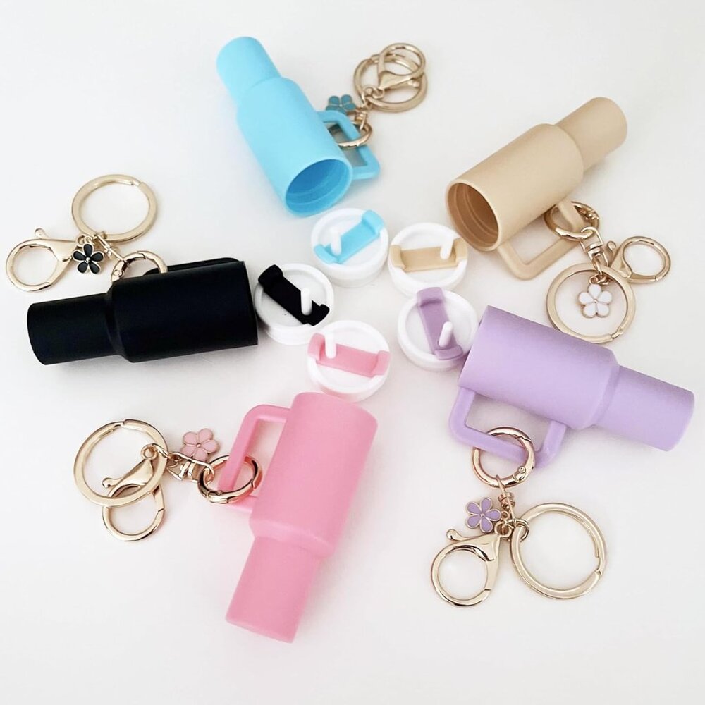 Mini Tumbler Keychain Accessories for Stanley Cup,Cute Cup Key Charms for Women - Picture 6 of 6